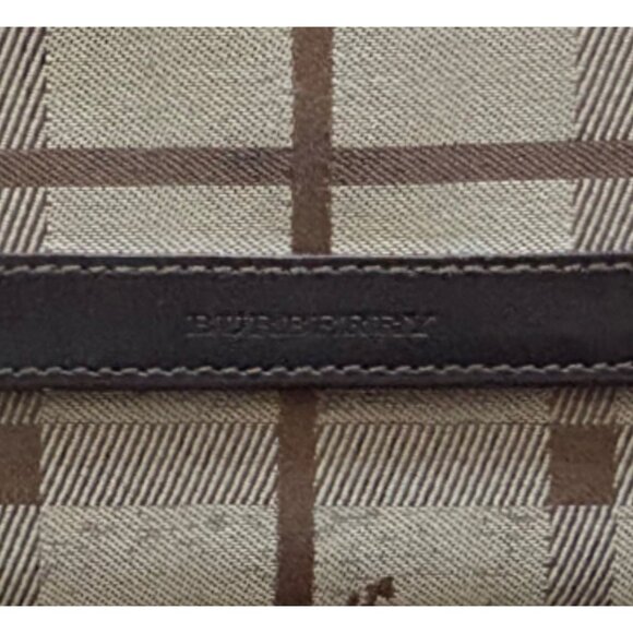 Burberry Beige/Brown Haymarket Check Fabric & Leather Slim Continental Wallet - Picture 3 of 15